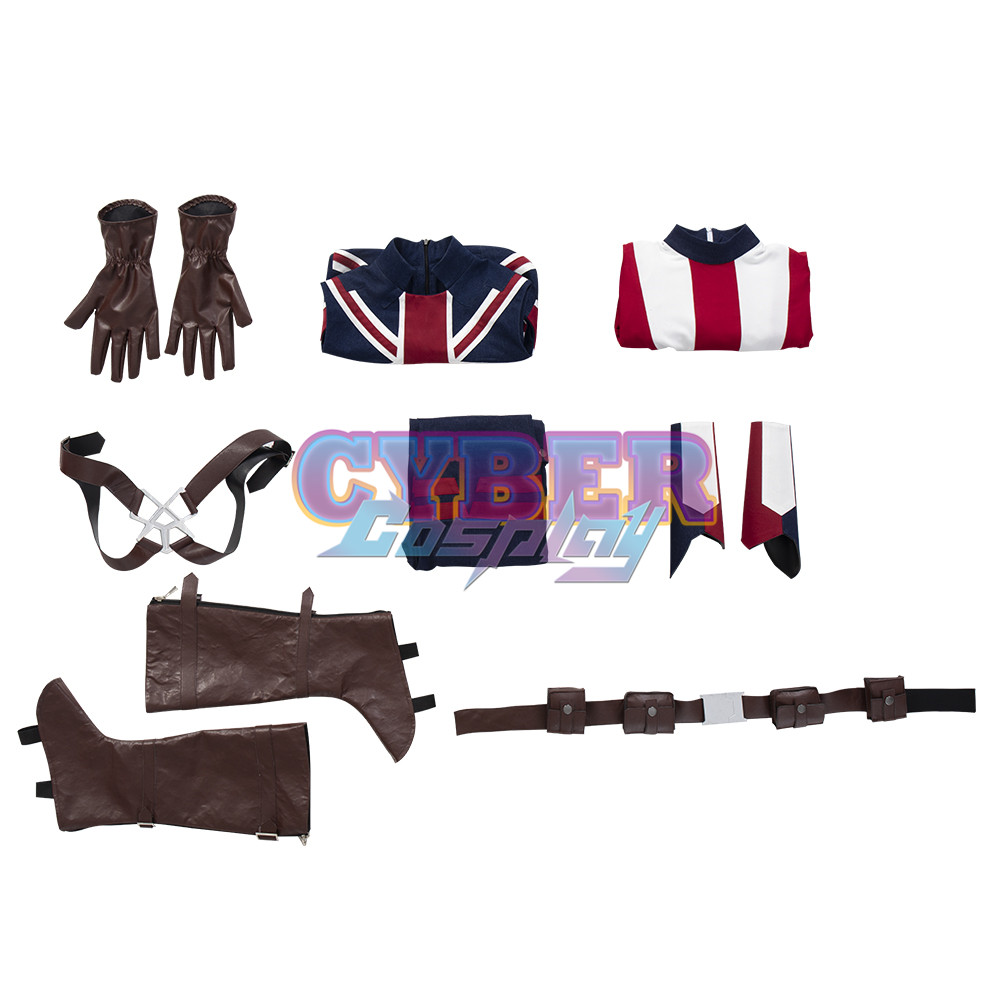 What if...? Peggy Carter Captain Carter Cosplay Costume C00678