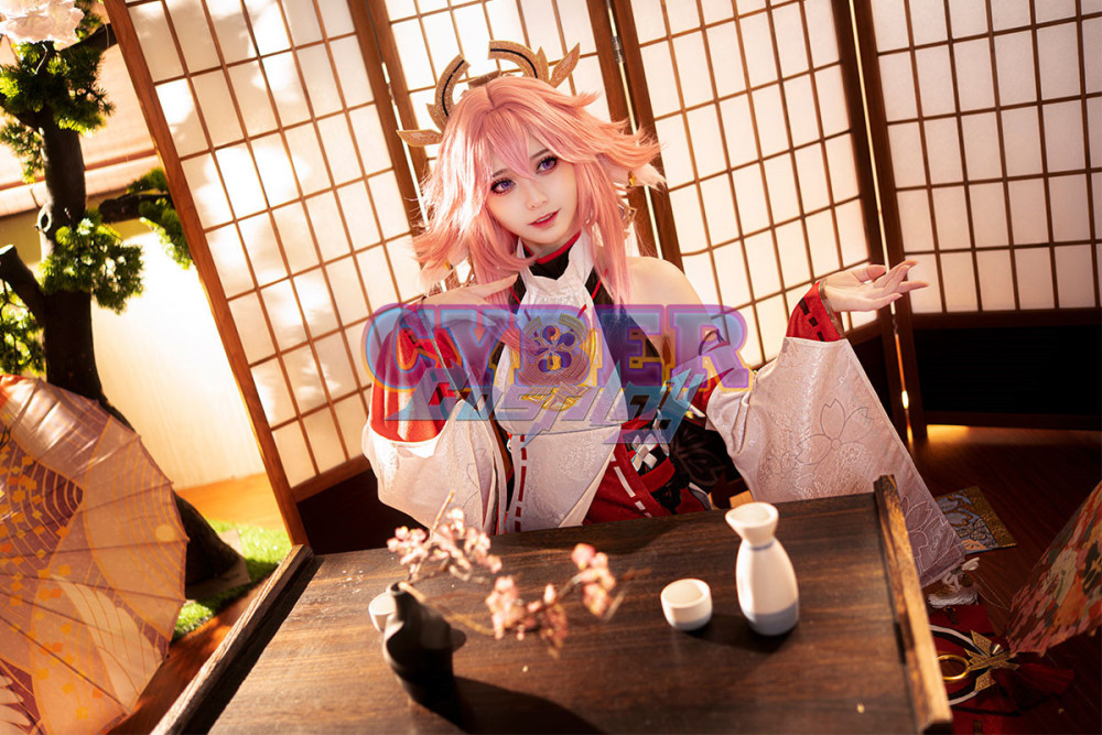Genshin Impact Yae Miko Cosplay Costume C02884