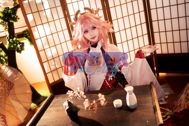 Genshin Impact Yae Miko Cosplay Costume C02884