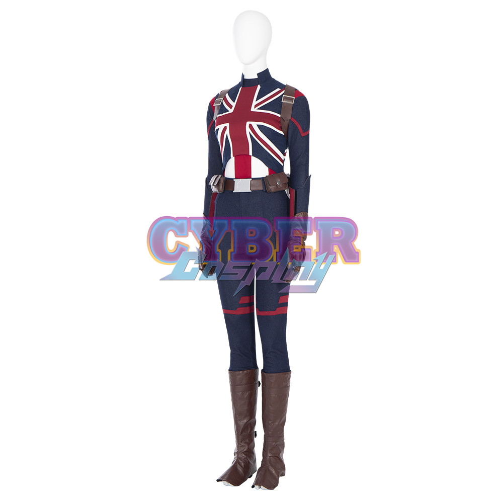 What if...? Peggy Carter Captain Carter Cosplay Costume C00678