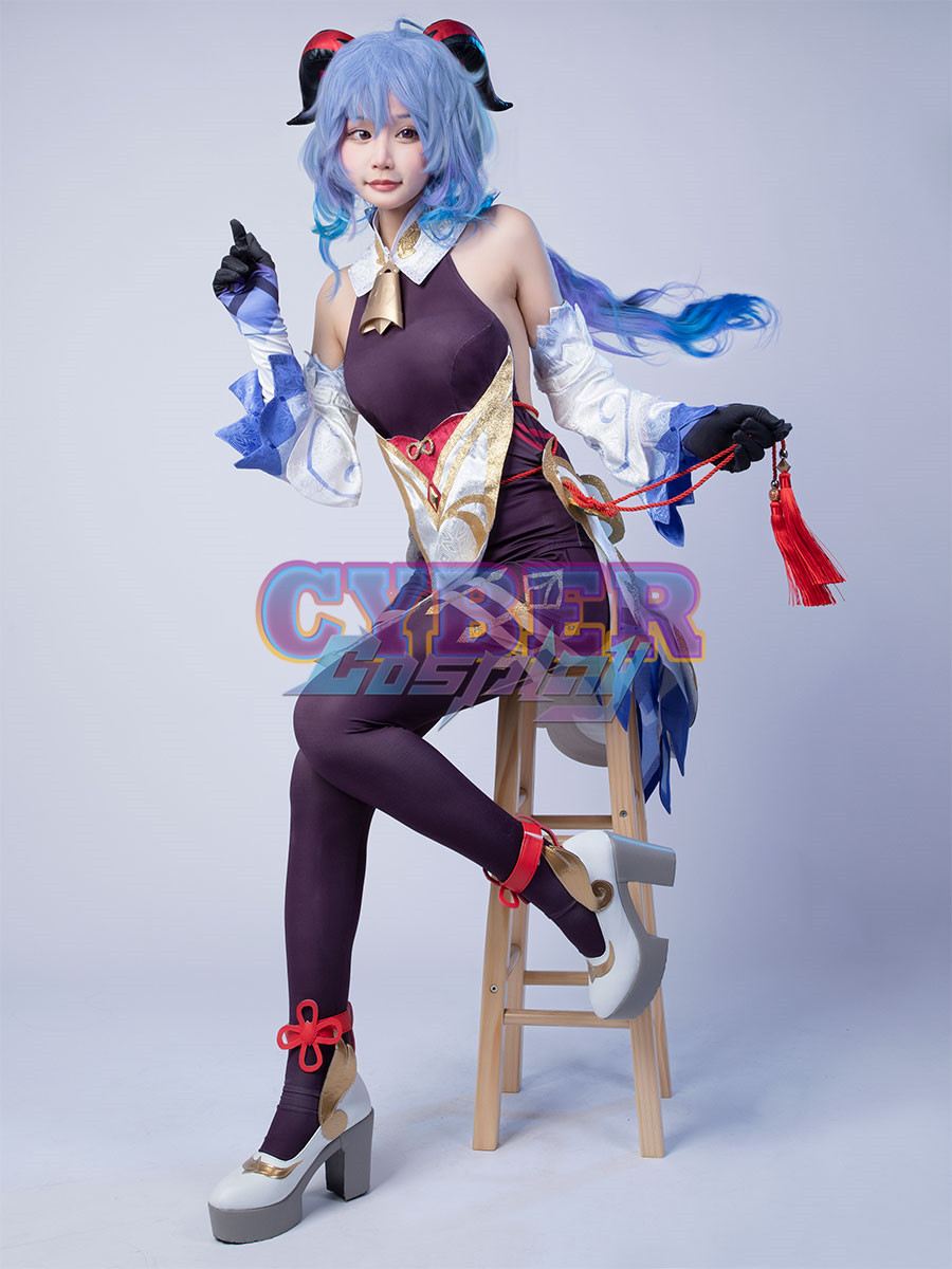 Genshin Impact - Ganyu Cosplay Costume Jacquard Version C00524
