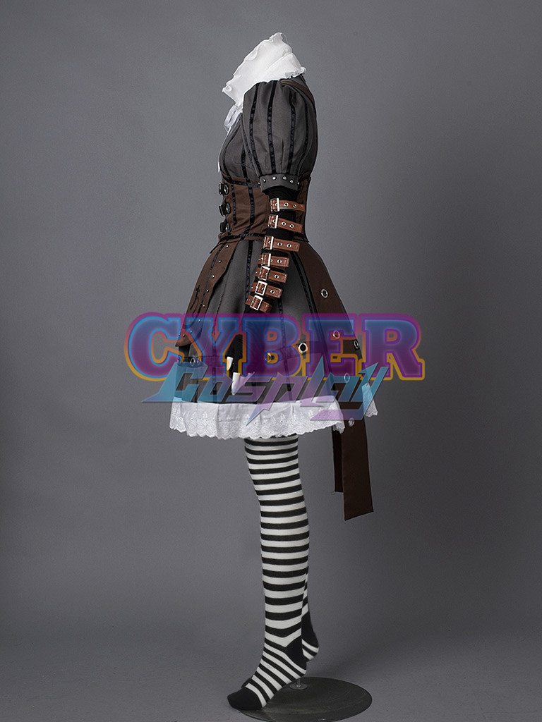 Alice: Madness Returns Alice Steamdress Cosplay Costumes mp000200