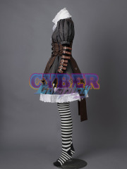 Alice: Madness Returns Alice Steamdress Cosplay Costumes mp000200