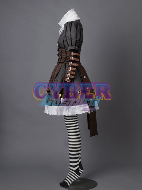 Alice: Madness Returns Alice Steamdress Cosplay Costumes mp000200
