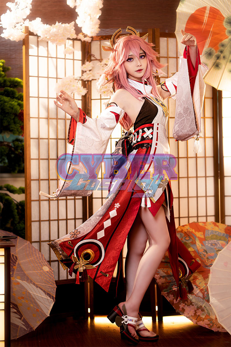 Genshin Impact Yae Miko Cosplay Costume C02884