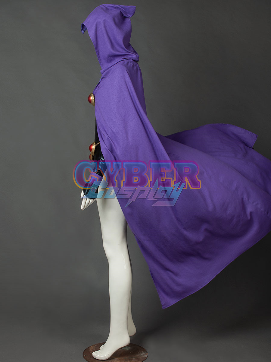 Ready to Ship DC Teen Titans Rachel Roth Raven Cosplay Costume mp004071 - CH
