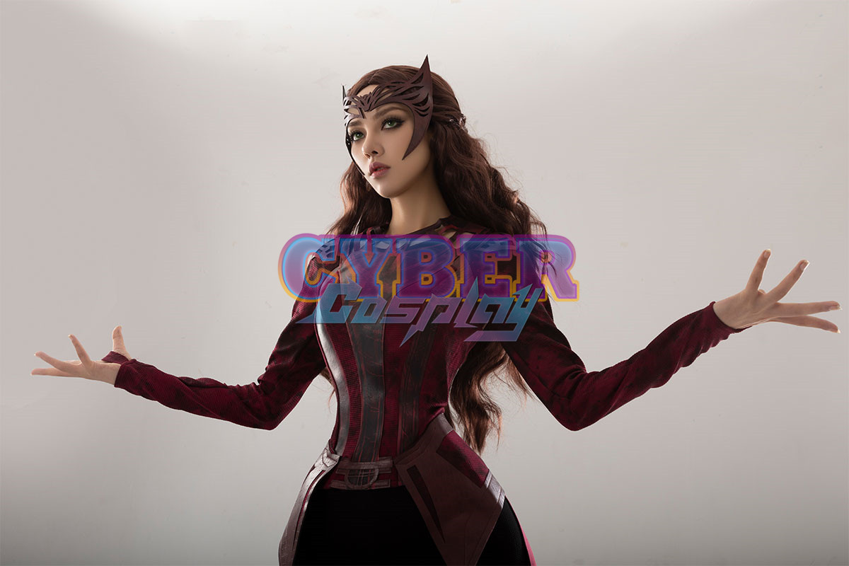Doctor Strange in the Multiverse of Madness Scarlet Witch Wanda Cosplay Costume C02045