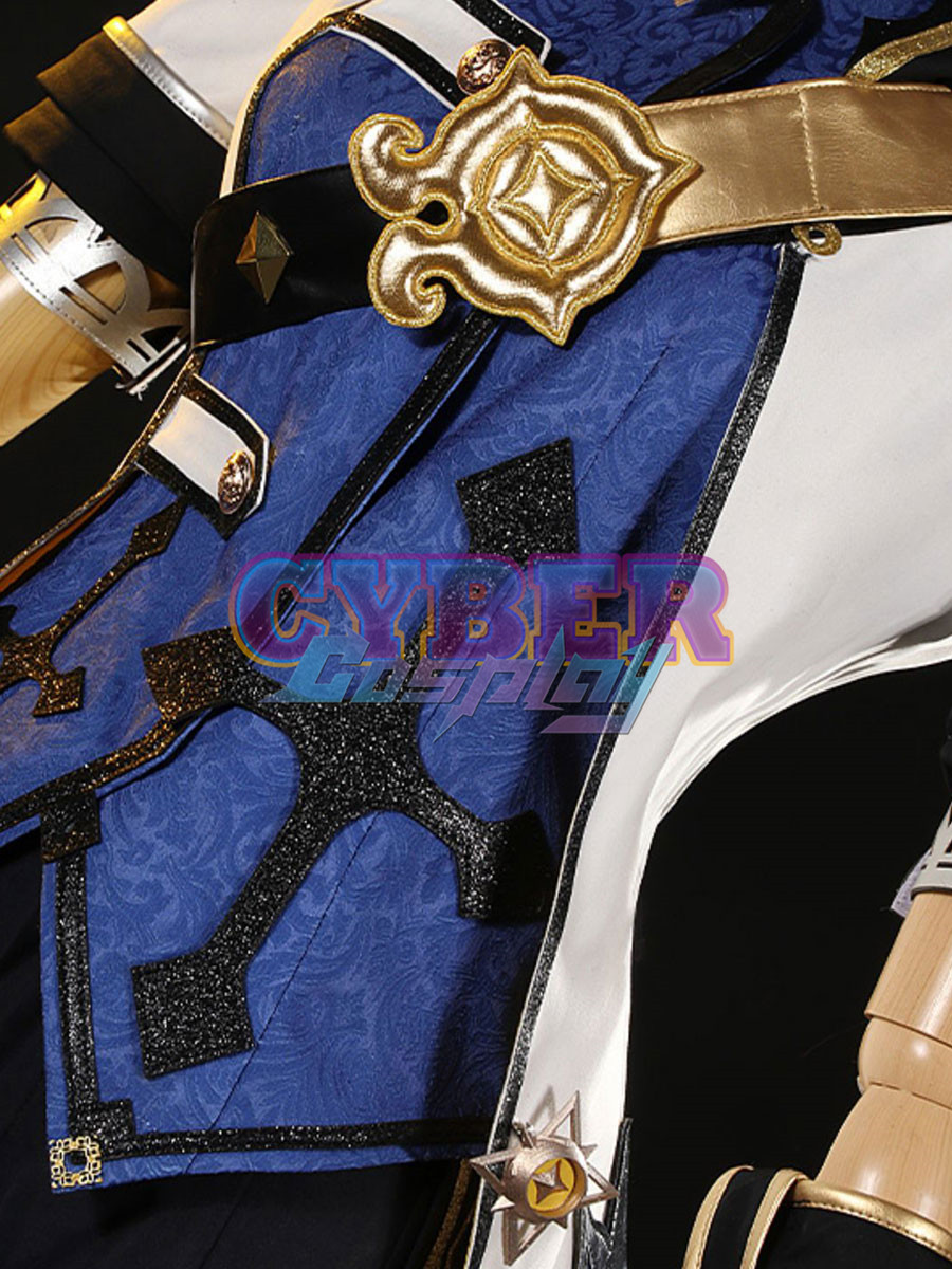 Genshin Impact Albedo Cosplay Costume Upgraded Version C02935