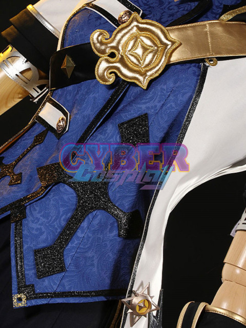 Genshin Impact Albedo Cosplay Costume Upgraded Version C02935