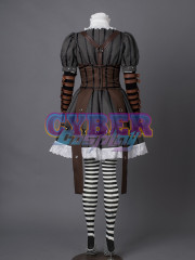 Alice: Madness Returns Alice Steamdress Cosplay Costumes mp000200