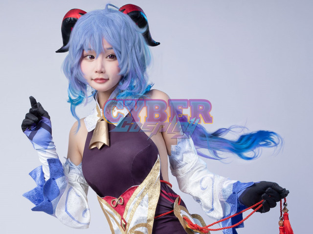Genshin Impact - Ganyu Cosplay Costume Jacquard Version C00524