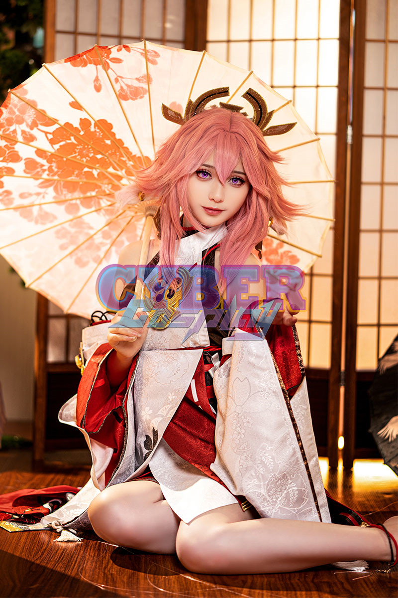 Genshin Impact Yae Miko Cosplay Costume C02884