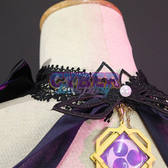 Genshin Impact Keqing Opulent Splendor Skin Cosplay Costume C00909
