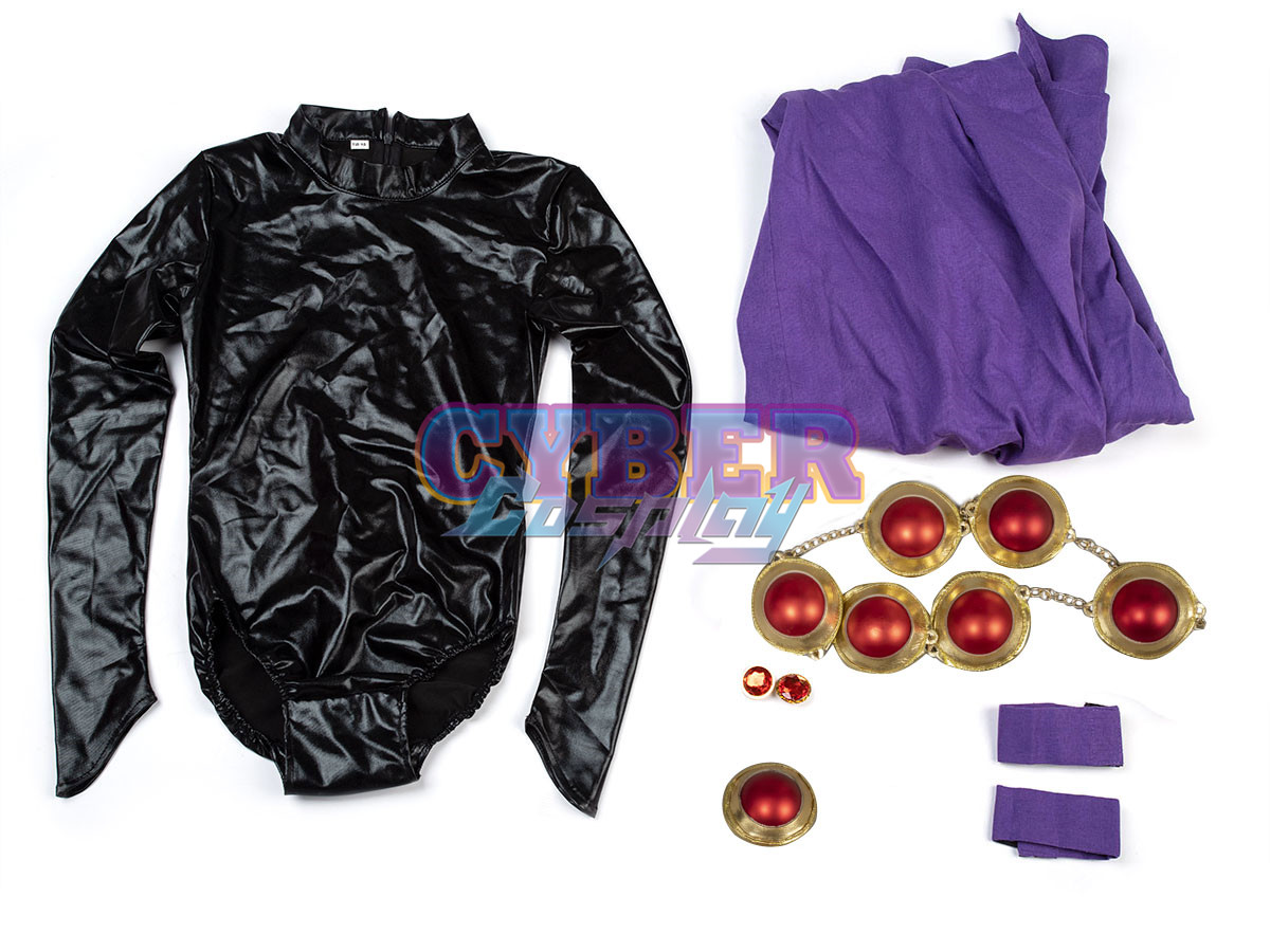Ready to Ship DC Teen Titans Rachel Roth Raven Cosplay Costume mp004071 - CH