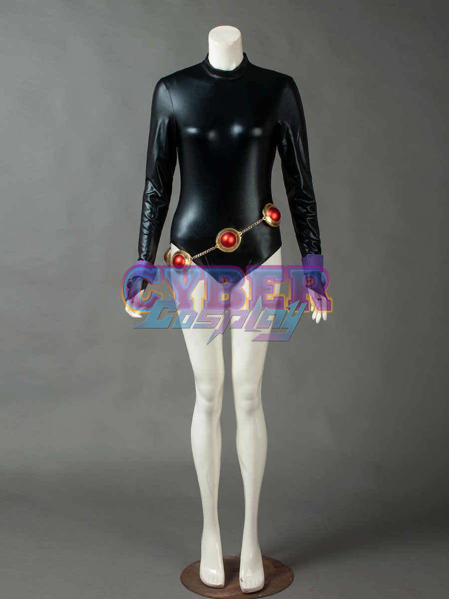Ready to Ship DC Teen Titans Rachel Roth Raven Cosplay Costume mp004071 - CH