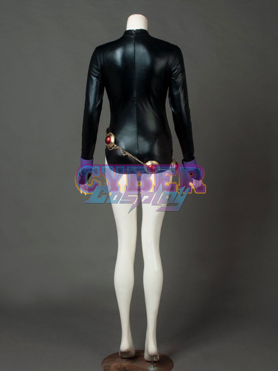 Ready to Ship DC Teen Titans Rachel Roth Raven Cosplay Costume mp004071 - CH