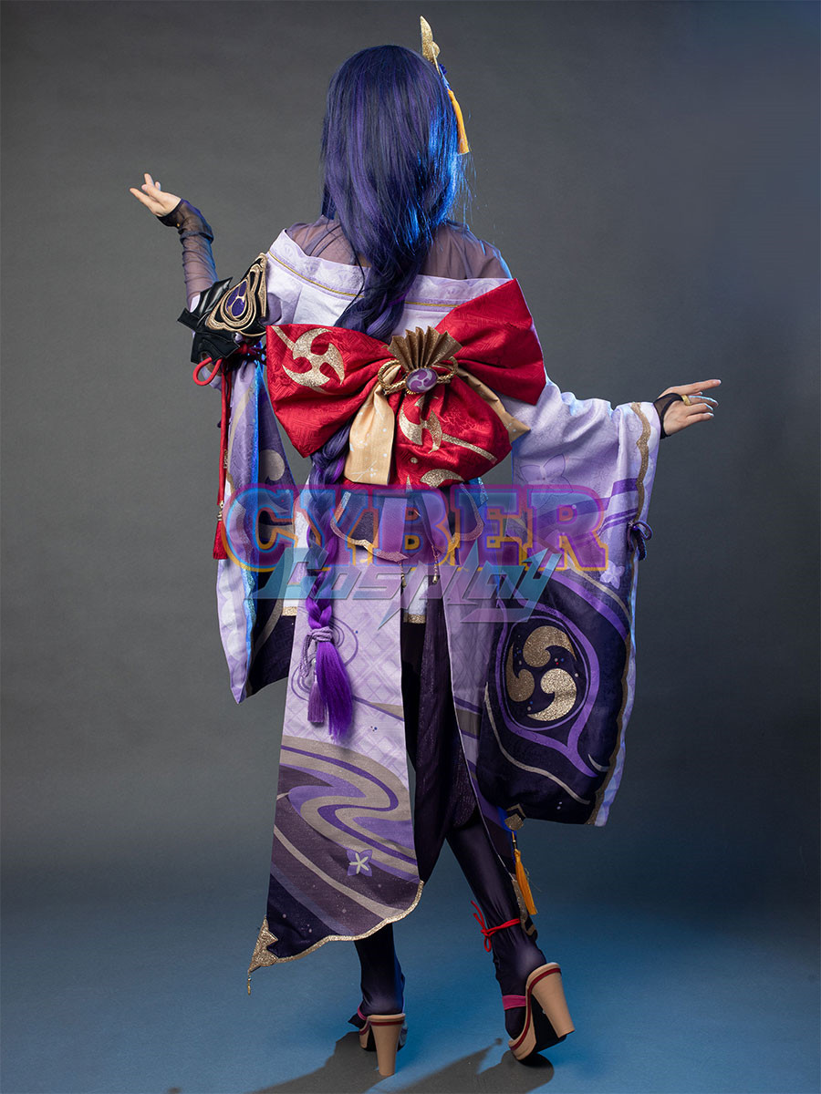 Genshin Impact Raiden Shogun Cosplay Costume Updated Version C01054