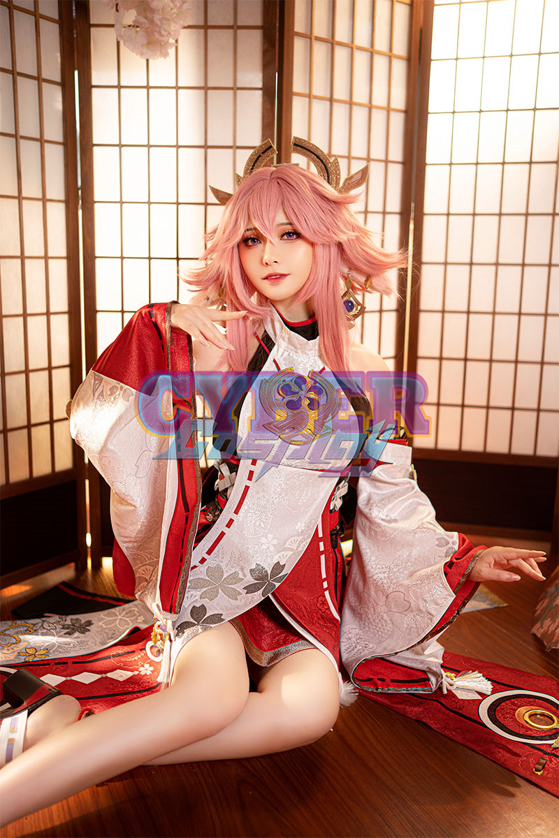 Genshin Impact Yae Miko Cosplay Costume C02884