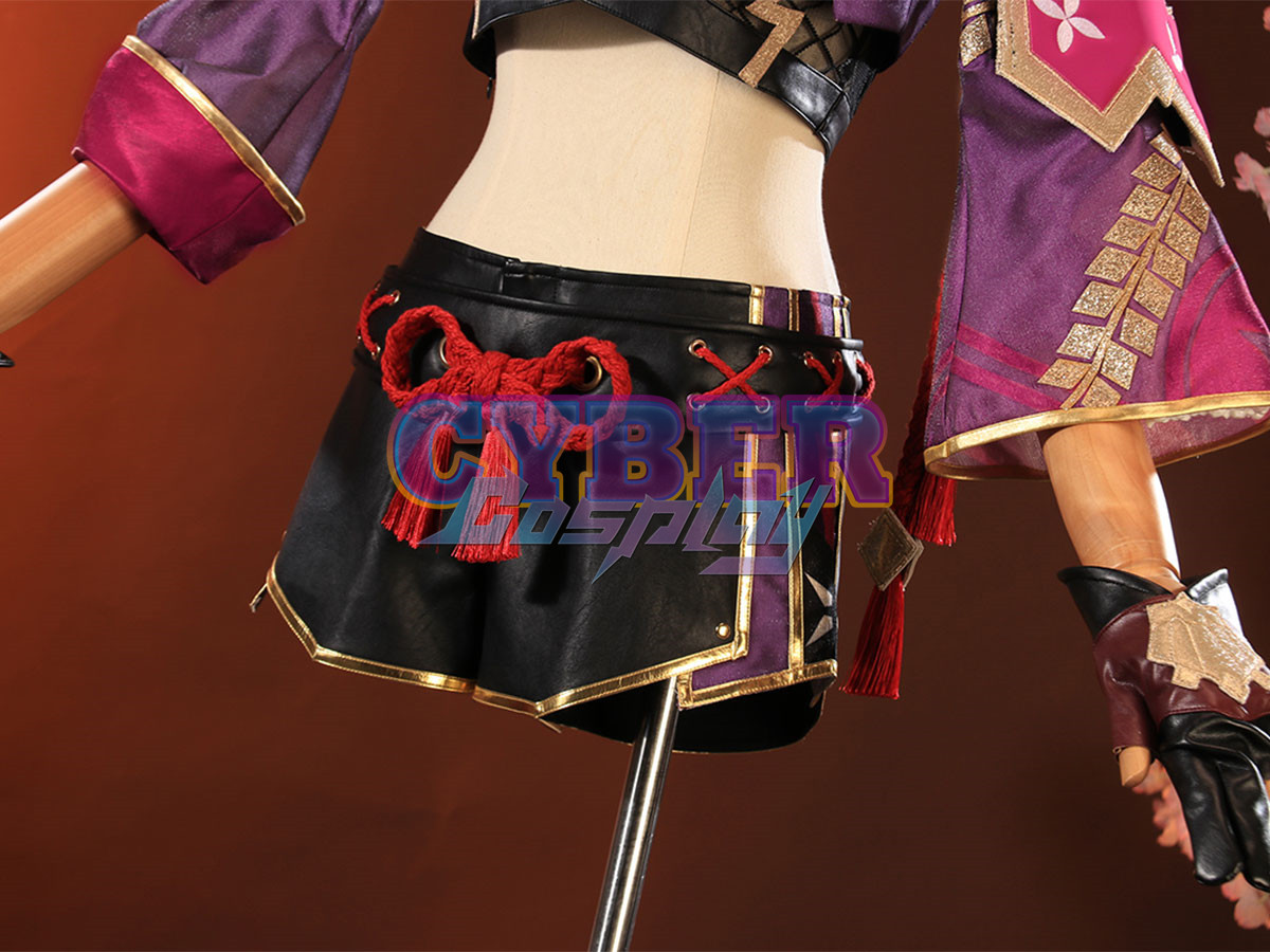 Genshin Impact Kuki Shinobu Cosplay Costume C02885