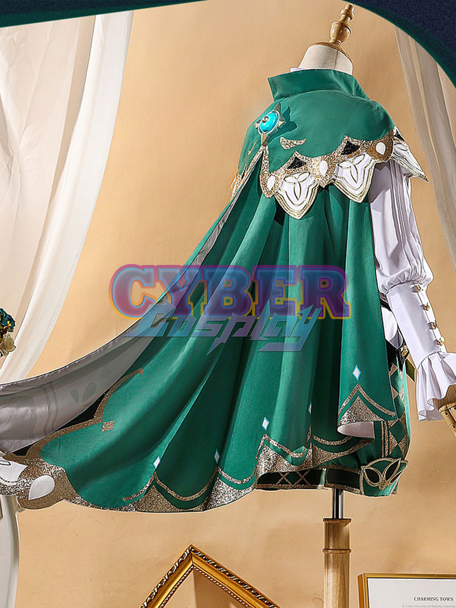 Genshin Impact Venti Cosplay Costume Upgraded Version C02889