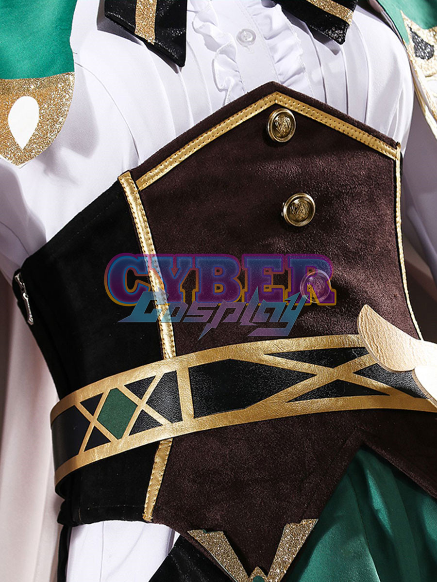 Genshin Impact Venti Cosplay Costume Upgraded Version C02889