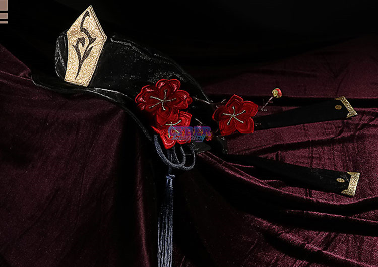 Game Genshin Impact Hu Tao Cosplay Costume Jacquard Version C02934