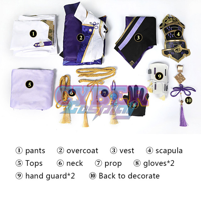 Genshin Impact Kamisato Ayato Cosplay Costume C01021