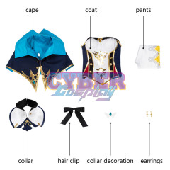 Genshin Impact Jean Cosplay Costume C00131