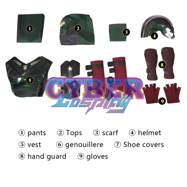 The Boys Season 3 Soldier Boy Ben Cosplay Costume C02867 Upgraded Version