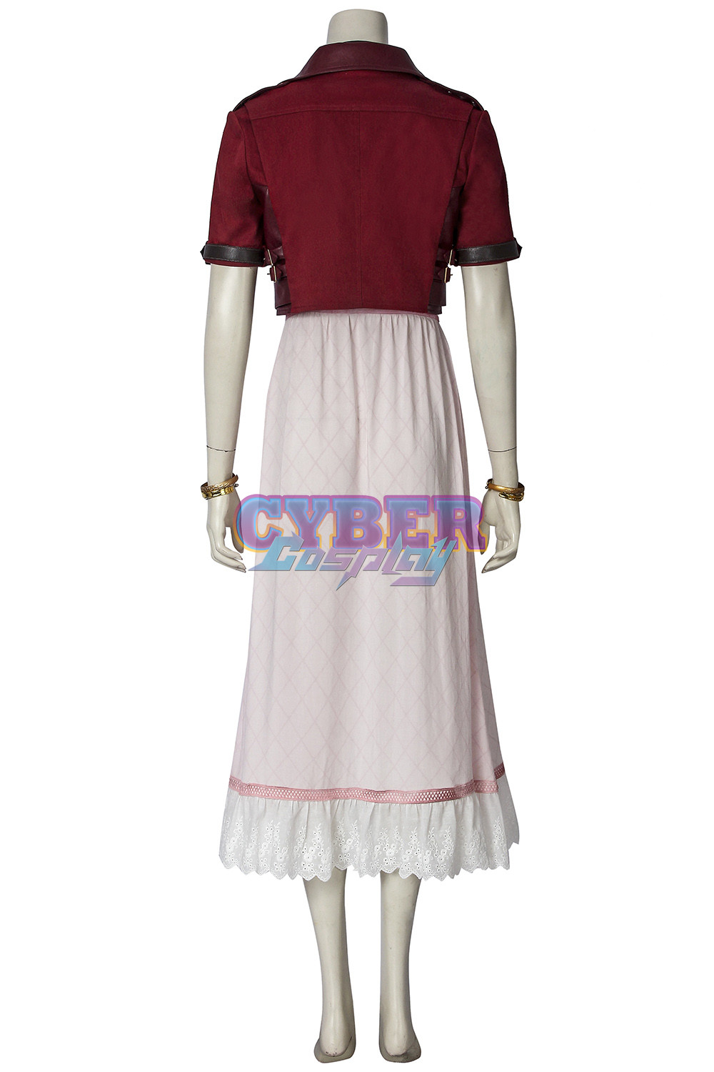 Final FantasyVII FF7 - Aerith Gainsborough Cosplay Costume mp005508