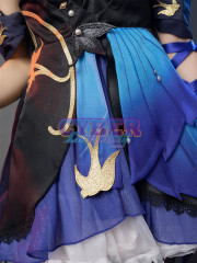 Genshin Impact Keqing Opulent Splendor Skin Cosplay Costume C00909