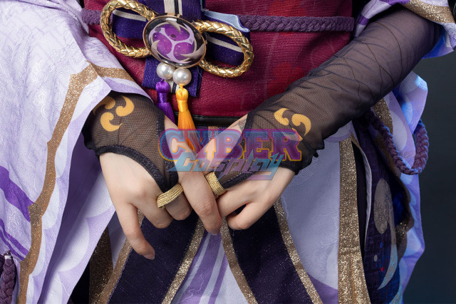 Genshin Impact Raiden Shogun Cosplay Costume Updated Version C01054