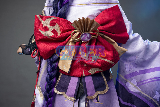 Genshin Impact Raiden Shogun Cosplay Costume Updated Version C01054