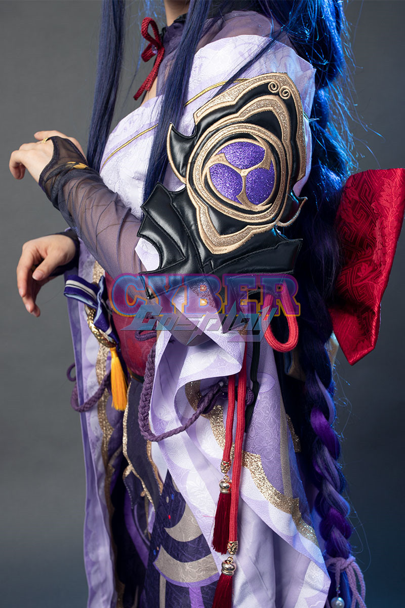 Genshin Impact Raiden Shogun Cosplay Costume Updated Version C01054