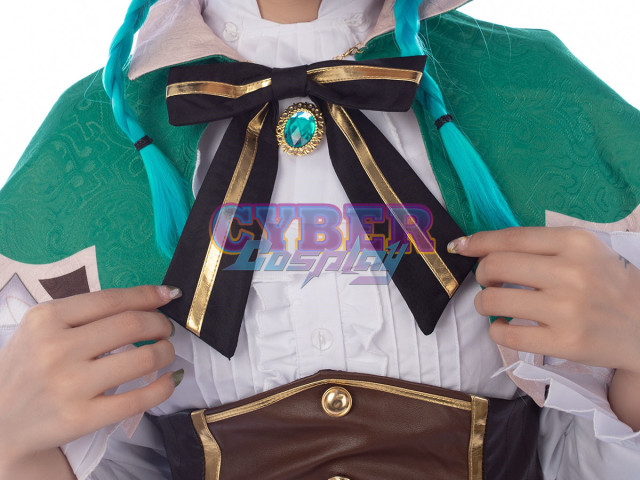 Genshin Impact - Venti Cosplay Costume Jacquard Version C00442
