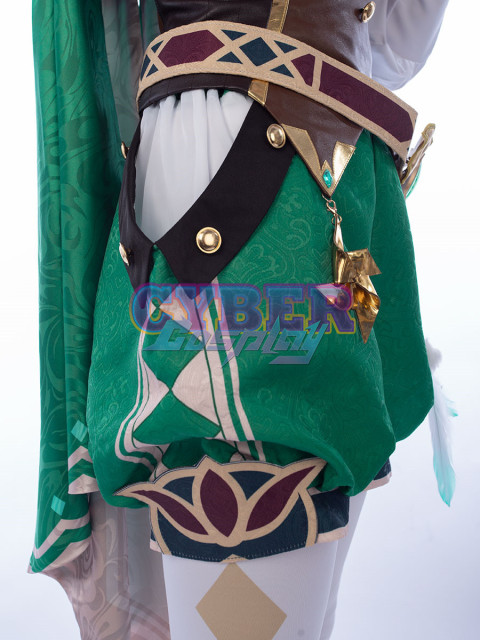 Genshin Impact - Venti Cosplay Costume Jacquard Version C00442