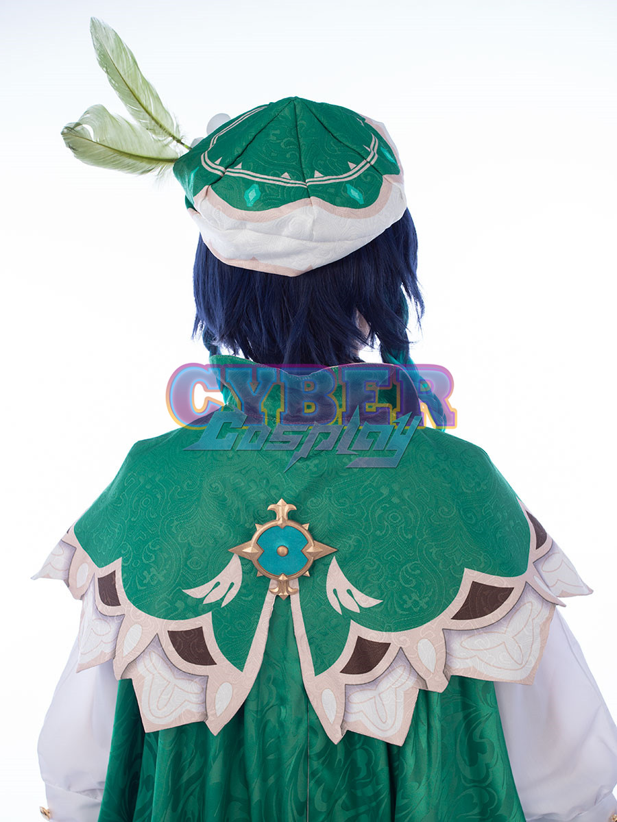 Genshin Impact - Venti Cosplay Costume Jacquard Version C00442