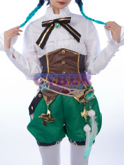 Genshin Impact - Venti Cosplay Costume Jacquard Version C00442