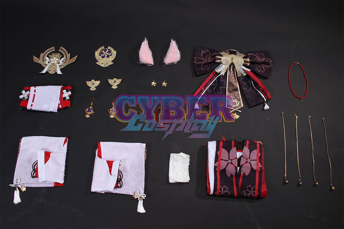 Genshin Impact Yae Miko Cosplay Costume C02884