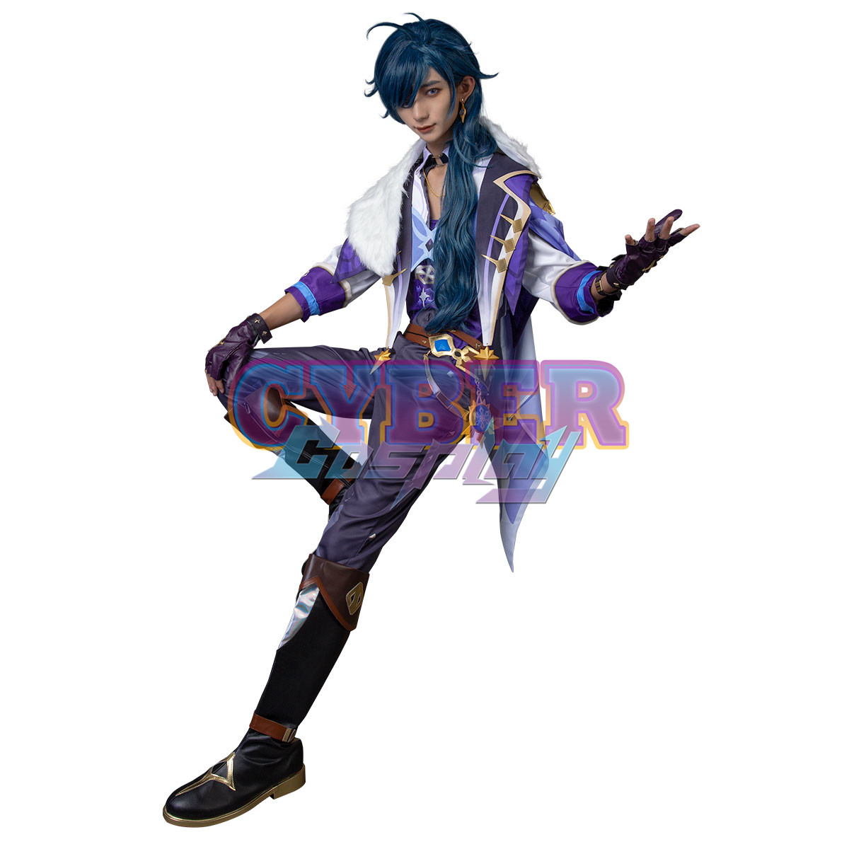 Genshin Impact Kaeya Alberch Cosplay Costume C00266
