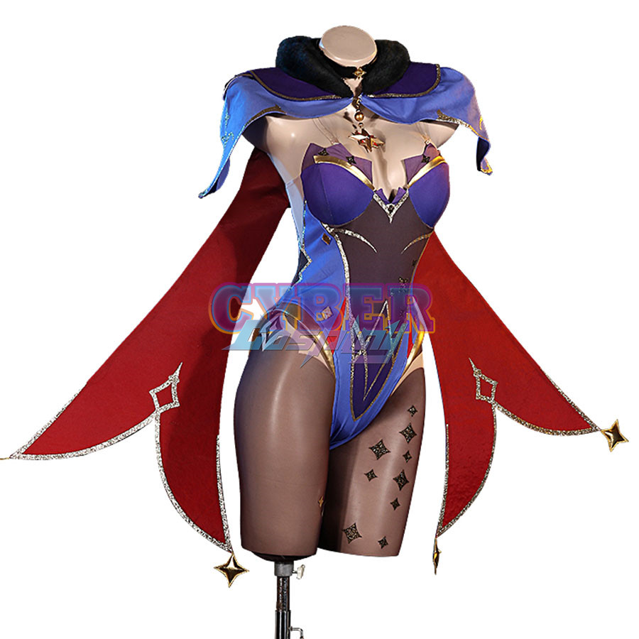 Genshin Impact Mona Cosplay Costume Upgraded Version C02890
