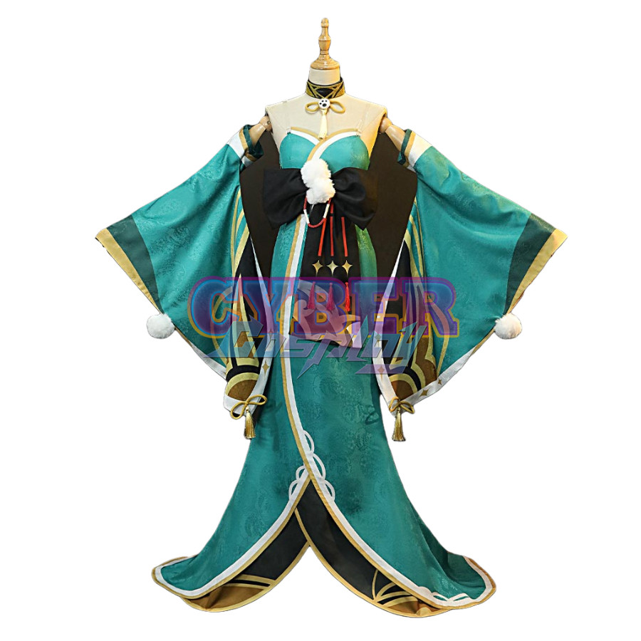 Genshin Impact Gorou Cosplay Costume Female Version C00965