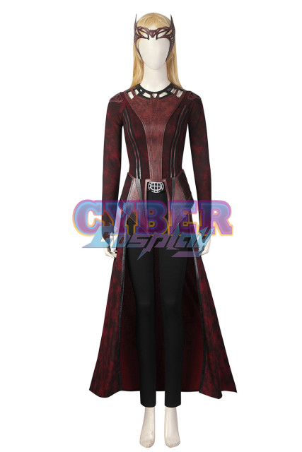 Doctor Strange in the Multiverse of Madness Wanda Scarlet Witch Cosplay Costume C01027