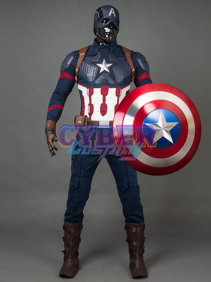 Avengers: Endgame - Steven Rogers Captain America Cosplay Costume mp004310