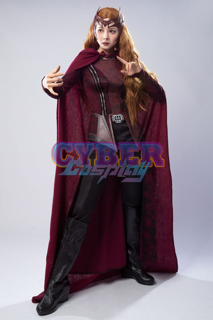 Doctor Strange in the Multiverse of Madness Wanda Scarlet Witch Cosplay Costume C01027