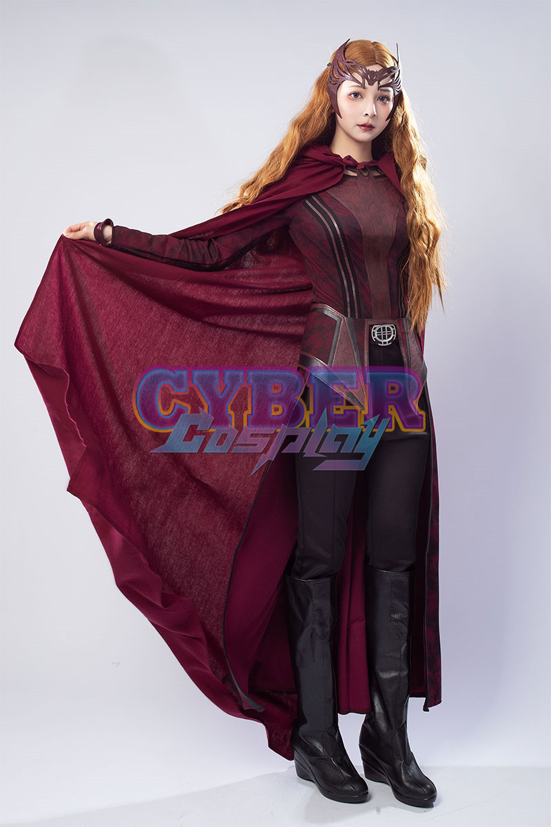 Doctor Strange in the Multiverse of Madness Wanda Scarlet Witch Cosplay Costume C01027
