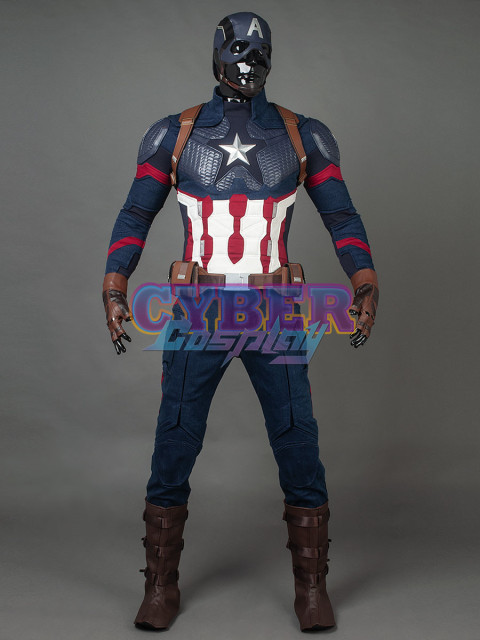 Avengers: Endgame - Steven Rogers Captain America Cosplay Costume mp004310