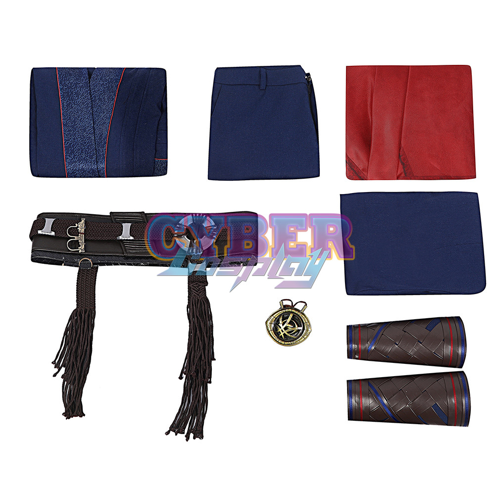 Doctor Strange in the Multiverse of Madness Stephen Strange Cosplay Costume C01043 Upgraded Version