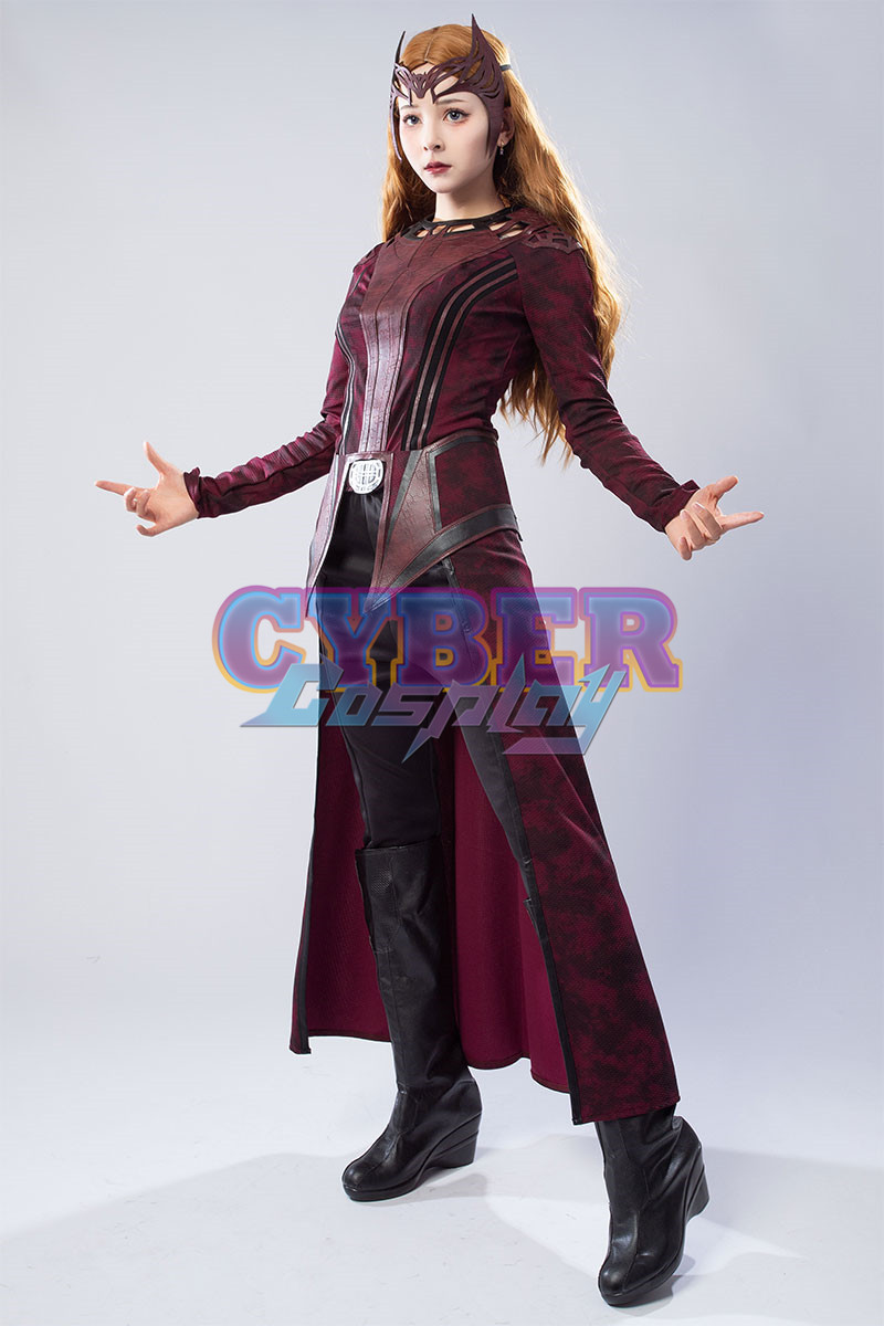 Doctor Strange in the Multiverse of Madness Wanda Scarlet Witch Cosplay Costume C01027