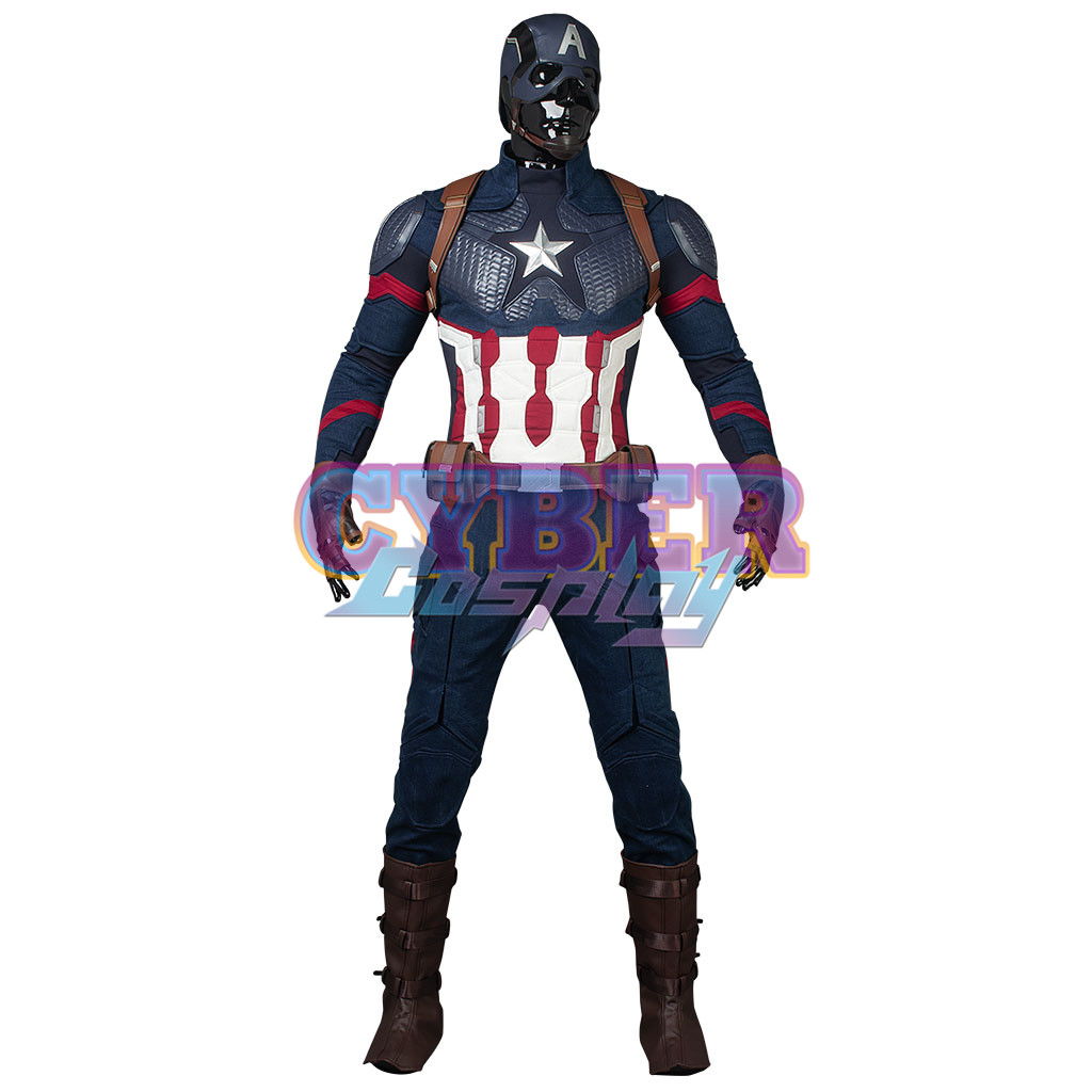 Avengers: Endgame - Steven Rogers Captain America Cosplay Costume mp004310